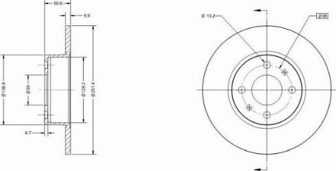 Remy RAD1088C - Тормозной диск unicars.by