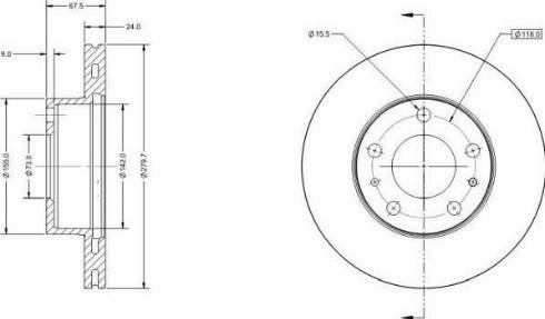 Remy RAD1079C - Тормозной диск unicars.by