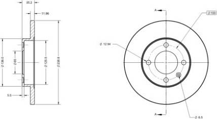 Remy RAD1145C - Тормозной диск unicars.by