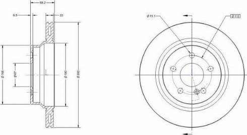 Remy RAD1158C - Тормозной диск unicars.by