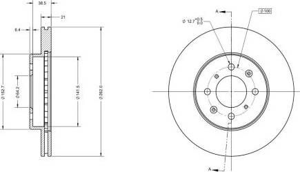 Remy RAD1116C - Тормозной диск unicars.by