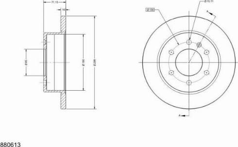 Remy RAD1125C - Тормозной диск unicars.by