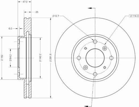 Remy RAD1833C - Тормозной диск unicars.by