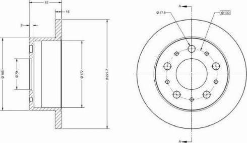 Remy RAD1346C - Тормозной диск unicars.by