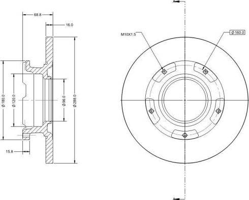 Remy RAD1360C - Тормозной диск unicars.by