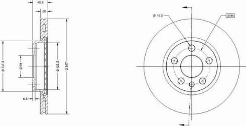 Remy RAD1303C - Тормозной диск unicars.by