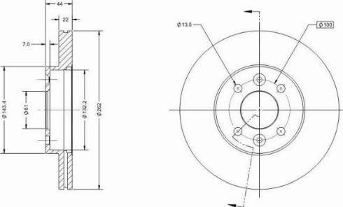 Remy RAD1383C - Тормозной диск unicars.by