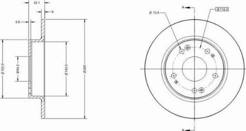 Remy RAD1336C - Тормозной диск unicars.by