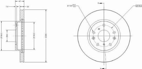 Remy RAD1376C - Тормозной диск unicars.by