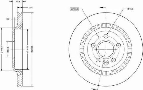 Remy RAD1371C - Тормозной диск unicars.by