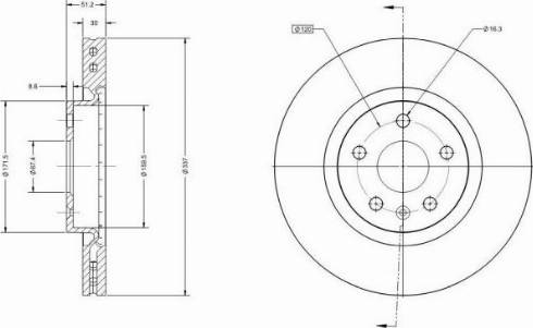 Remy RAD1234C - Тормозной диск unicars.by