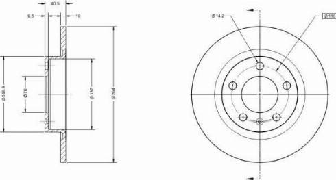 Remy RAD1233C - Тормозной диск unicars.by