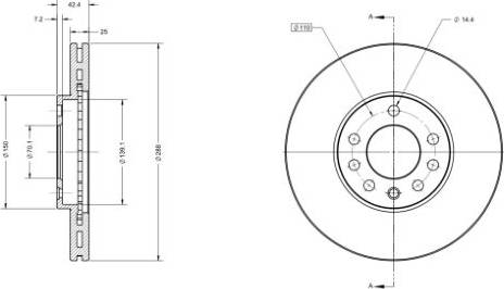 Remy RAD1220C - Тормозной диск unicars.by