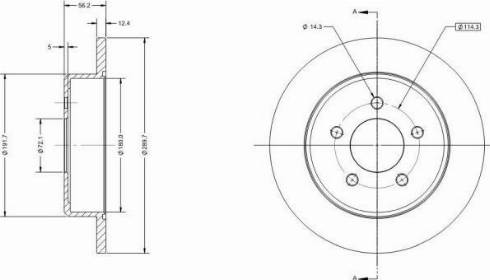 Remy RAD1740C - Тормозной диск unicars.by