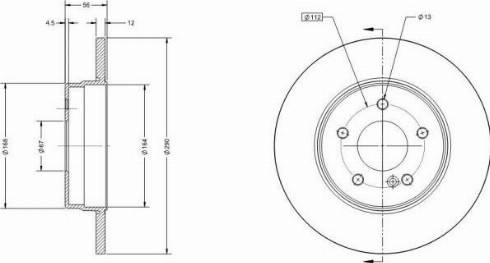 Remy RAD1701C - Тормозной диск unicars.by