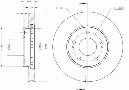 Remy RAD2497C - Тормозной диск unicars.by