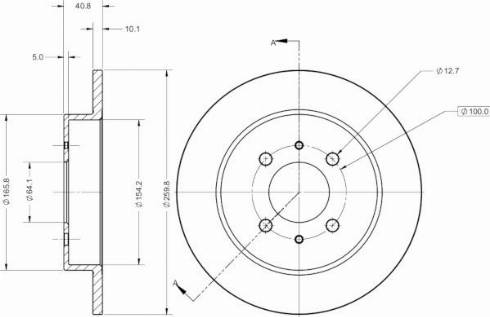 Remy RAD2413C - Тормозной диск unicars.by