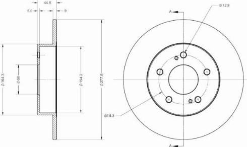 Remy RAD2420C - Тормозной диск unicars.by