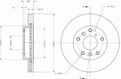 Remy RAD2500C - Тормозной диск unicars.by