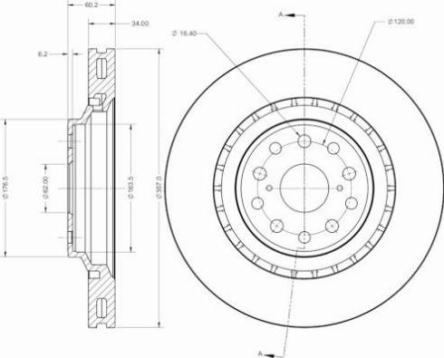 Remy RAD2530C - Тормозной диск unicars.by