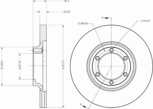 Remy RAD2603C - Тормозной диск unicars.by