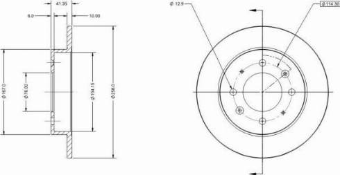 Remy RAD2191C - Тормозной диск unicars.by