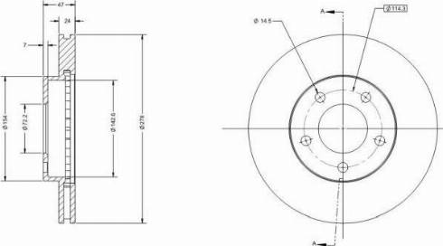 Remy RAD2109C - Тормозной диск unicars.by