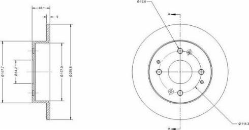 Remy RAD2101C - Тормозной диск unicars.by