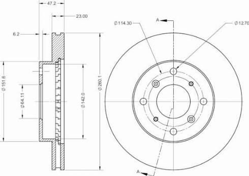 Remy RAD2399C - Тормозной диск unicars.by