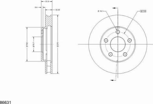 Remy RAD2309C - Тормозной диск unicars.by