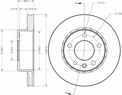 Remy RAD2308C - Тормозной диск unicars.by