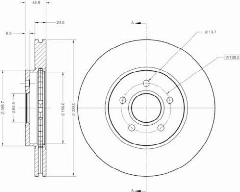 Remy RAD2307C - Тормозной диск unicars.by