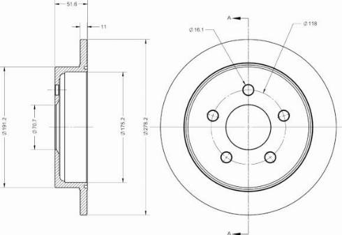 Remy RAD2330C - Тормозной диск unicars.by