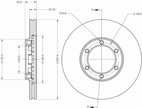 Remy RAD2259C - Тормозной диск unicars.by