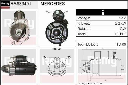 Remy RAS33491 - Стартер unicars.by