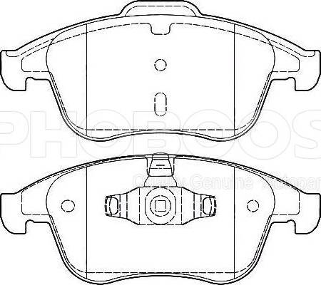 RENAULT 440608746R - Тормозные колодки, дисковые, комплект unicars.by