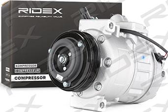 RIDEX 447K0083 - Компрессор кондиционера unicars.by