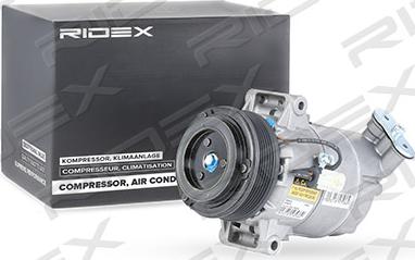 RIDEX 447K0107 - Компрессор кондиционера unicars.by