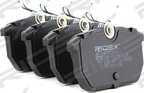 RIDEX 402B0646 - Тормозные колодки, дисковые, комплект unicars.by