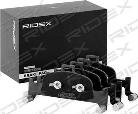 RIDEX 402B1203 - Тормозные колодки, дисковые, комплект unicars.by