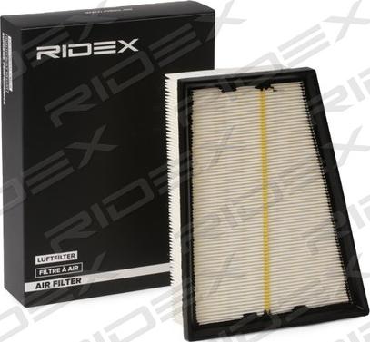 RIDEX 8A0633 - Воздушный фильтр, двигатель unicars.by