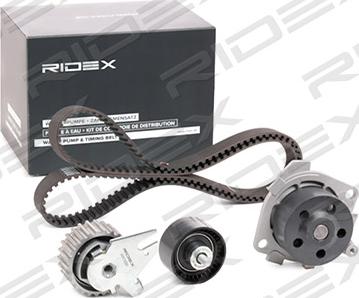 RIDEX 3096W0127 - Водяной насос + комплект зубчатого ремня ГРМ unicars.by