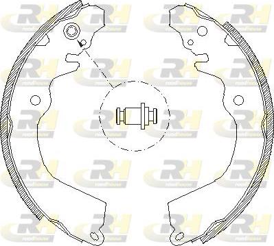 Roadhouse 4646.00 - Тормозные башмаки, барабанные unicars.by