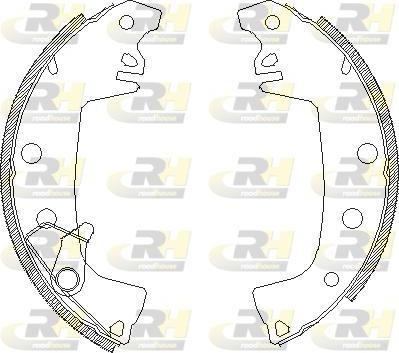 Roadhouse 4655.01 - Тормозные башмаки, барабанные unicars.by