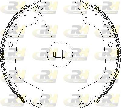 Roadhouse 4650.00 - Тормозные башмаки, барабанные unicars.by