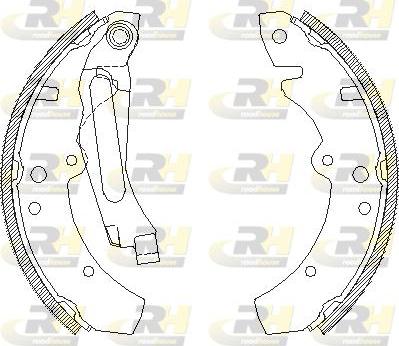 Roadhouse 4689.00 - Тормозные башмаки, барабанные unicars.by