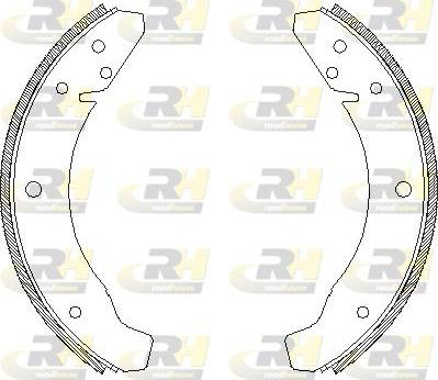 Roadhouse 4683.00 - Тормозные башмаки, барабанные unicars.by