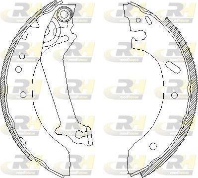 Roadhouse 4670.01 - Тормозные башмаки, барабанные unicars.by