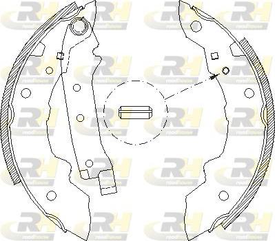 Roadhouse 4038.00 - Тормозные башмаки, барабанные unicars.by