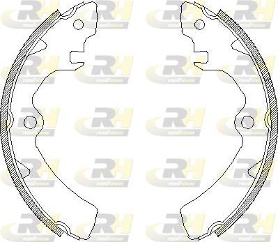 Roadhouse 4106.00 - Тормозные башмаки, барабанные unicars.by